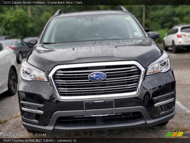 Crystal Black Silica / Slate 2020 Subaru Ascent Premium