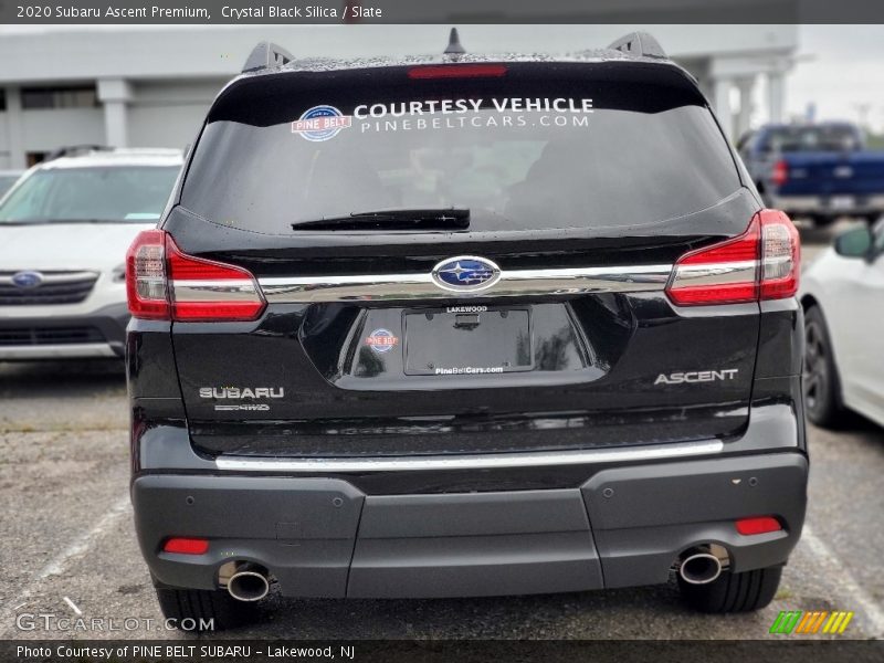 Crystal Black Silica / Slate 2020 Subaru Ascent Premium