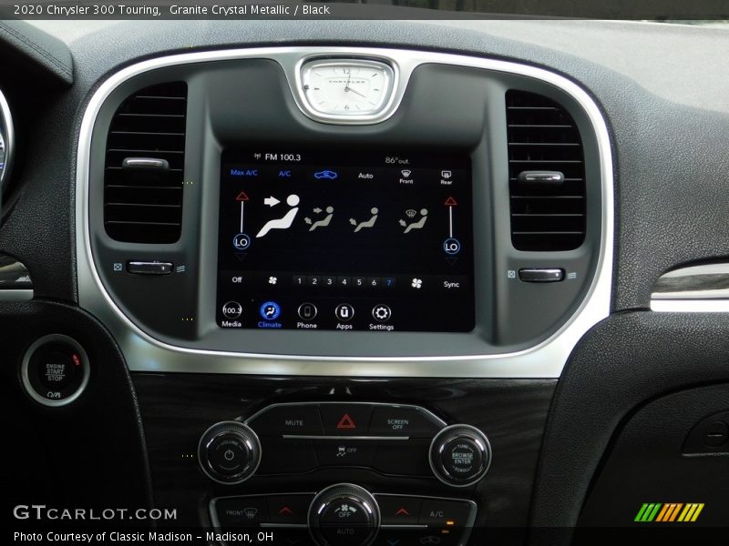 Granite Crystal Metallic / Black 2020 Chrysler 300 Touring