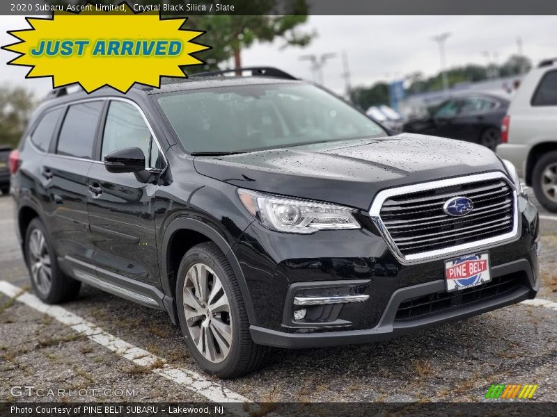 Crystal Black Silica / Slate 2020 Subaru Ascent Limited