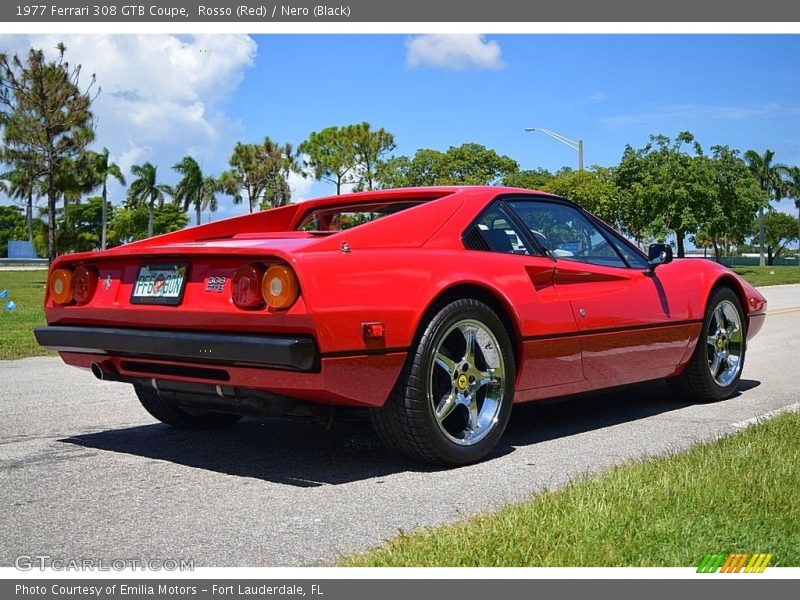 Rosso (Red) / Nero (Black) 1977 Ferrari 308 GTB Coupe