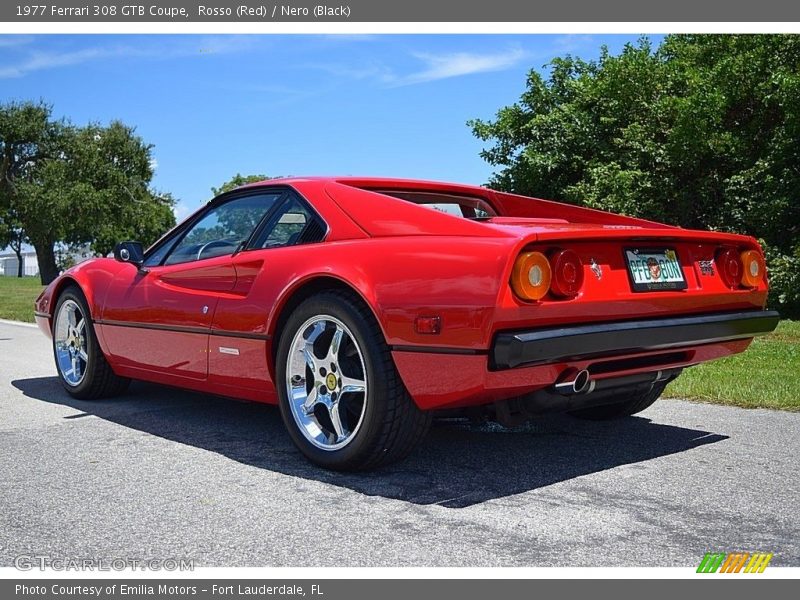 Rosso (Red) / Nero (Black) 1977 Ferrari 308 GTB Coupe