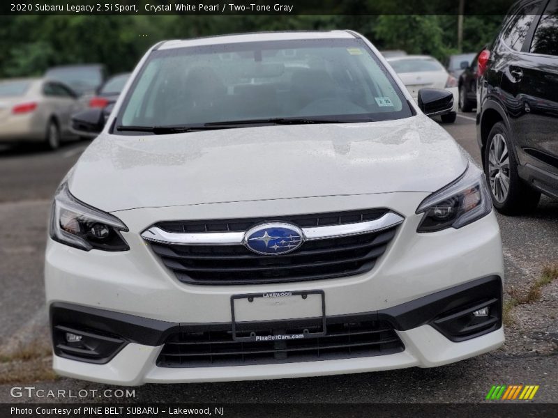 Crystal White Pearl / Two-Tone Gray 2020 Subaru Legacy 2.5i Sport