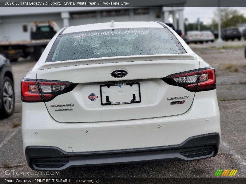Crystal White Pearl / Two-Tone Gray 2020 Subaru Legacy 2.5i Sport