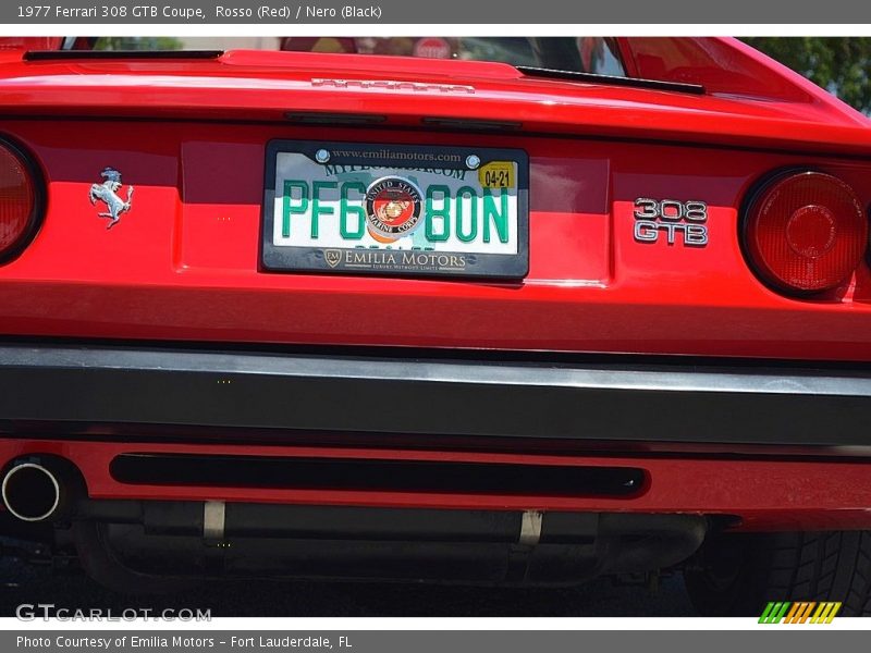 Rosso (Red) / Nero (Black) 1977 Ferrari 308 GTB Coupe