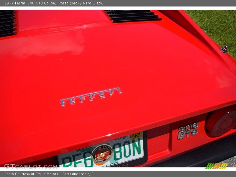 Rosso (Red) / Nero (Black) 1977 Ferrari 308 GTB Coupe