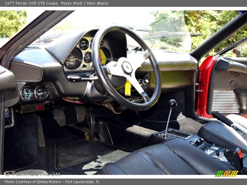  1977 308 GTB Coupe Nero (Black) Interior
