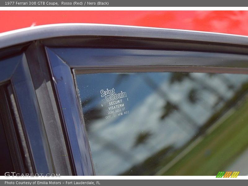 Rosso (Red) / Nero (Black) 1977 Ferrari 308 GTB Coupe