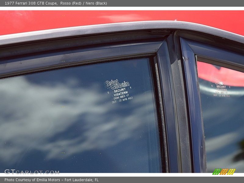 Rosso (Red) / Nero (Black) 1977 Ferrari 308 GTB Coupe