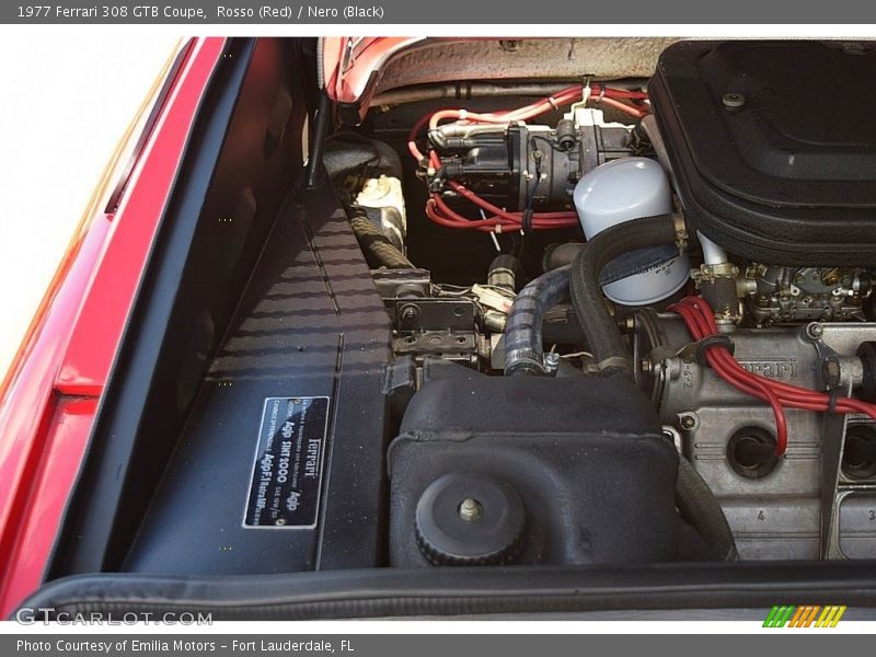  1977 308 GTB Coupe Engine - 2.9 Liter DOHC 16-Valve V8