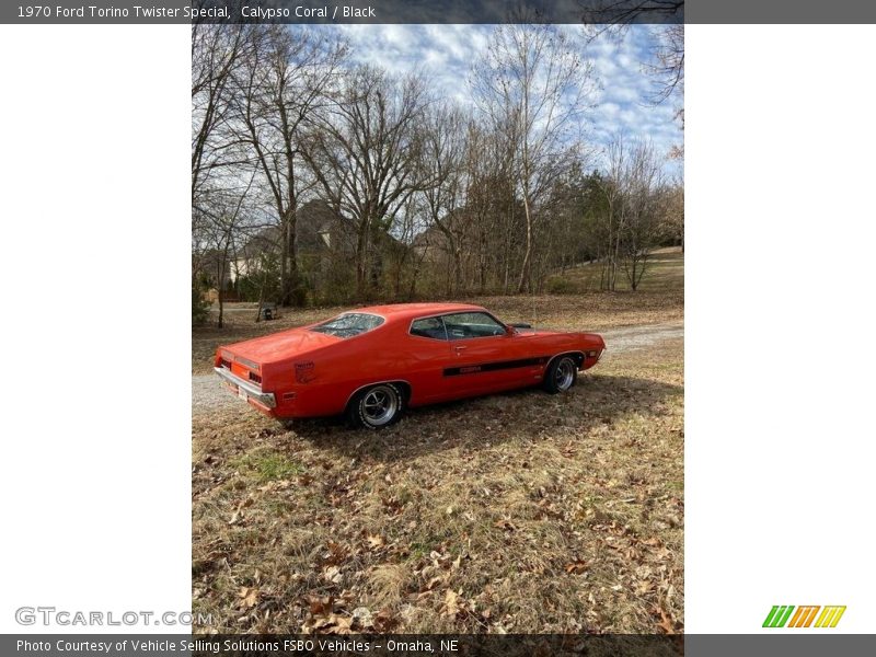 Calypso Coral / Black 1970 Ford Torino Twister Special