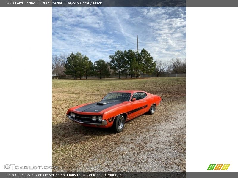 Calypso Coral / Black 1970 Ford Torino Twister Special