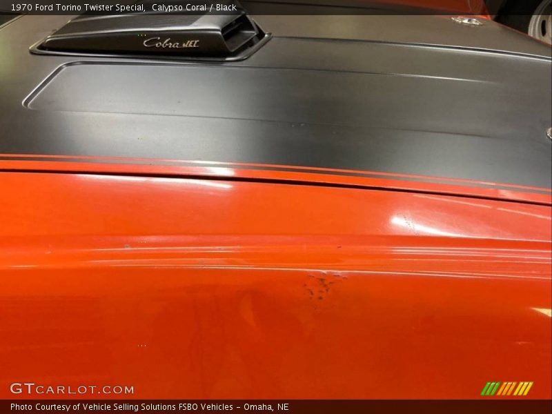 Calypso Coral / Black 1970 Ford Torino Twister Special