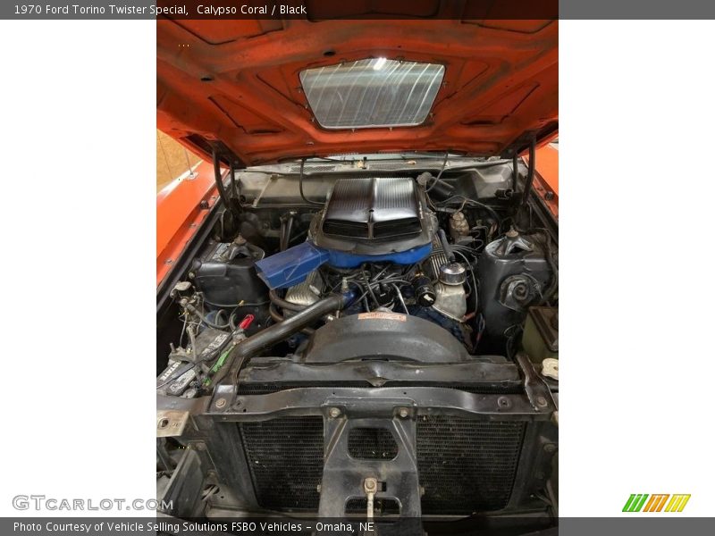 Calypso Coral / Black 1970 Ford Torino Twister Special