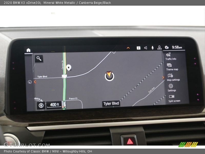 Mineral White Metallic / Canberra Beige/Black 2020 BMW X3 xDrive30i