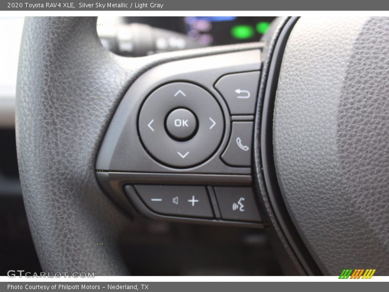 Silver Sky Metallic / Light Gray 2020 Toyota RAV4 XLE
