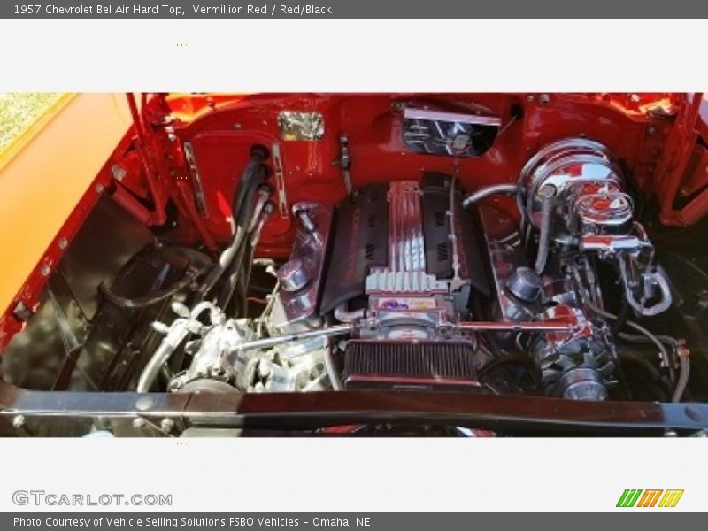 Vermillion Red / Red/Black 1957 Chevrolet Bel Air Hard Top