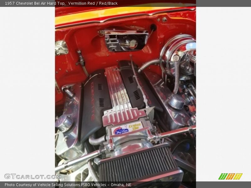Vermillion Red / Red/Black 1957 Chevrolet Bel Air Hard Top