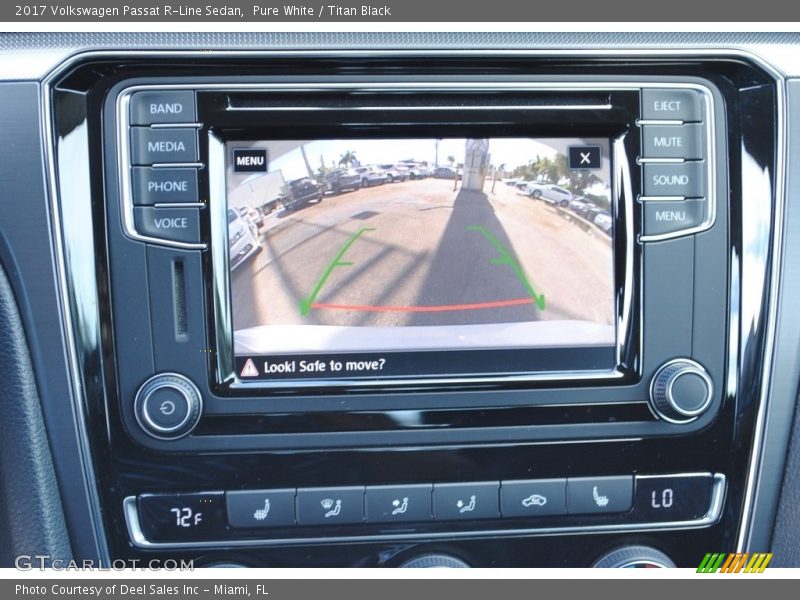 Pure White / Titan Black 2017 Volkswagen Passat R-Line Sedan