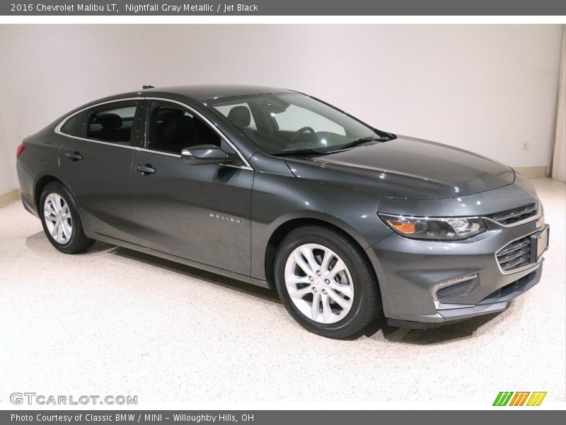 Nightfall Gray Metallic / Jet Black 2016 Chevrolet Malibu LT