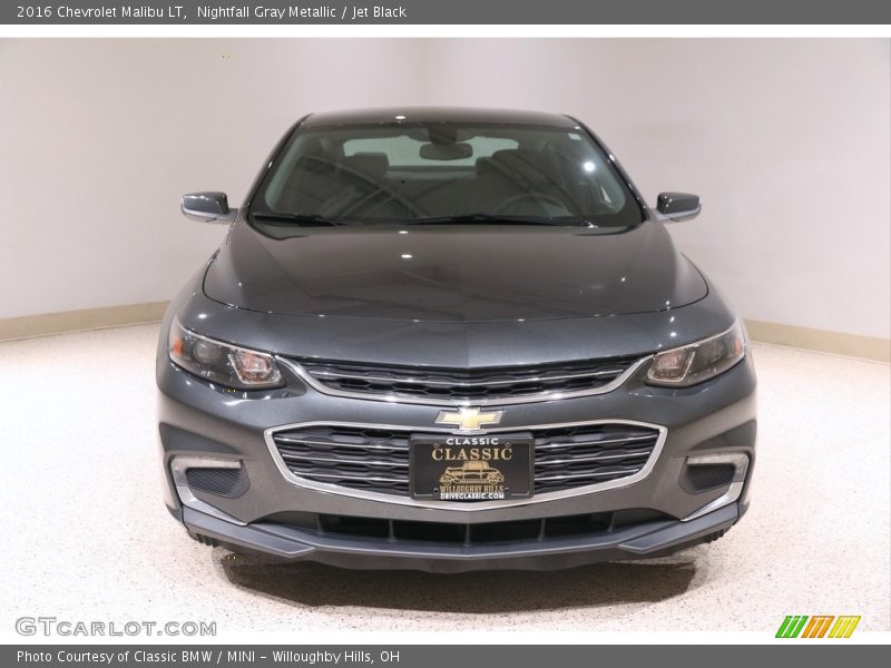 Nightfall Gray Metallic / Jet Black 2016 Chevrolet Malibu LT