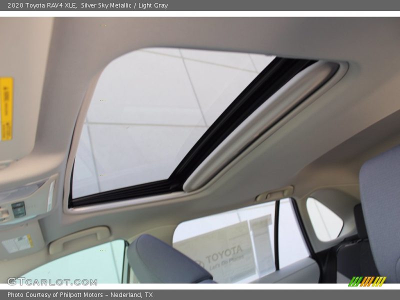 Silver Sky Metallic / Light Gray 2020 Toyota RAV4 XLE