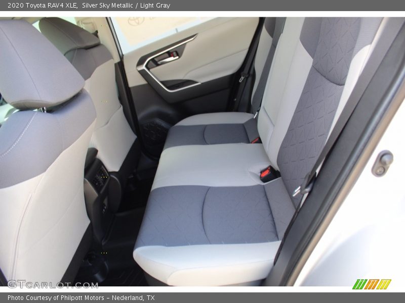 Silver Sky Metallic / Light Gray 2020 Toyota RAV4 XLE