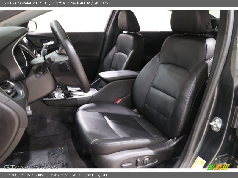 Nightfall Gray Metallic / Jet Black 2016 Chevrolet Malibu LT