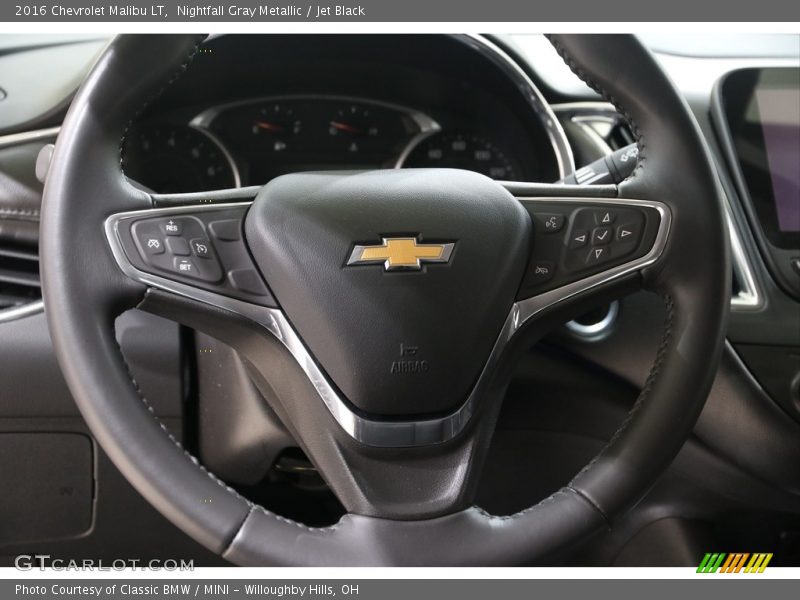 Nightfall Gray Metallic / Jet Black 2016 Chevrolet Malibu LT