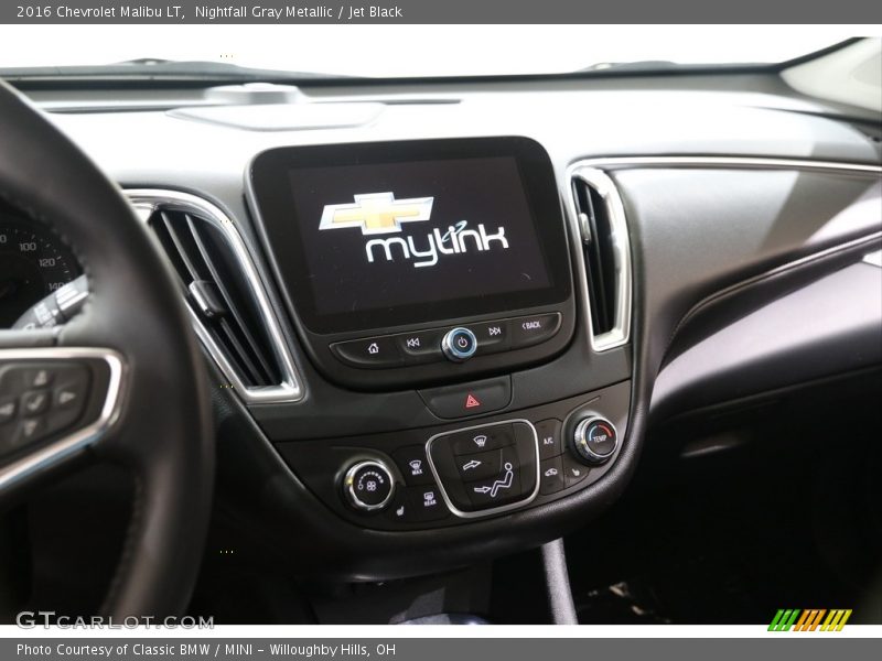 Nightfall Gray Metallic / Jet Black 2016 Chevrolet Malibu LT