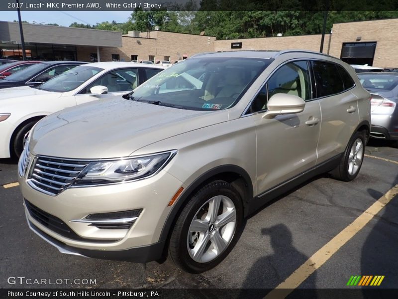 White Gold / Ebony 2017 Lincoln MKC Premier AWD