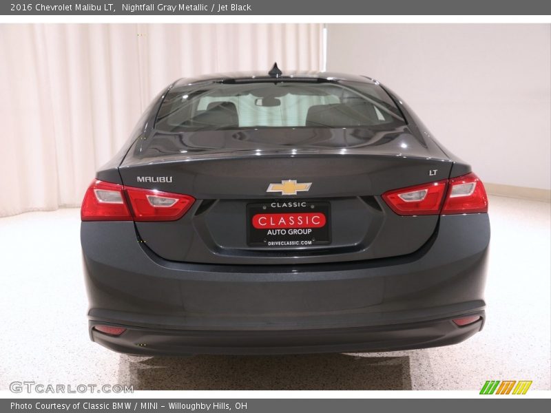 Nightfall Gray Metallic / Jet Black 2016 Chevrolet Malibu LT