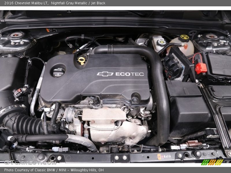 Nightfall Gray Metallic / Jet Black 2016 Chevrolet Malibu LT