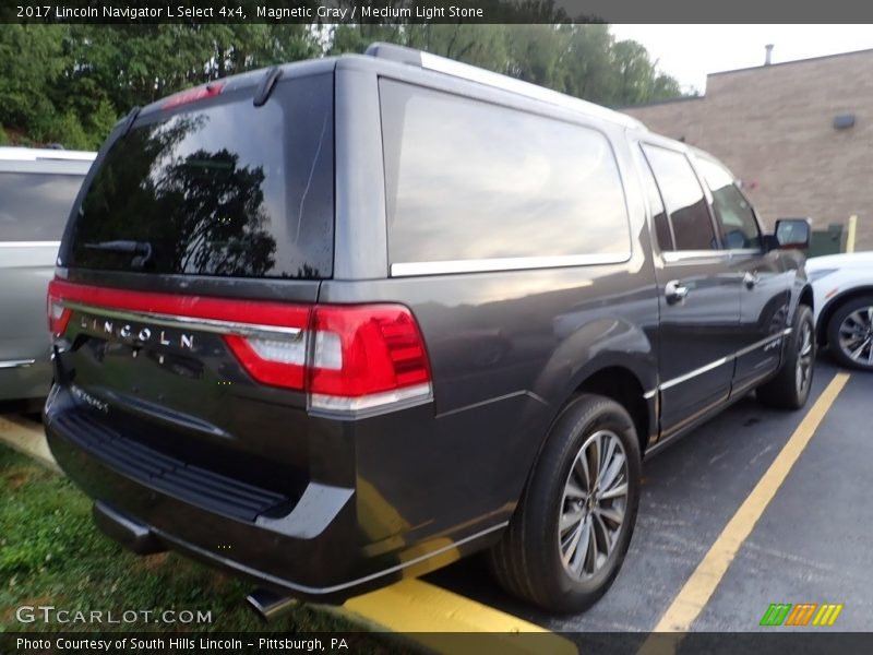 Magnetic Gray / Medium Light Stone 2017 Lincoln Navigator L Select 4x4
