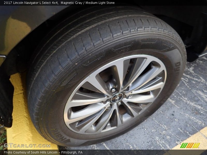 Magnetic Gray / Medium Light Stone 2017 Lincoln Navigator L Select 4x4