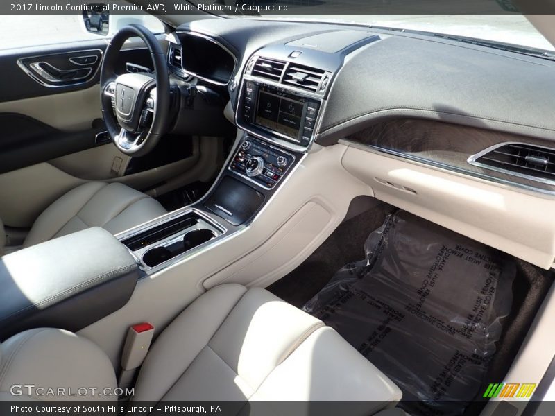 White Platinum / Cappuccino 2017 Lincoln Continental Premier AWD