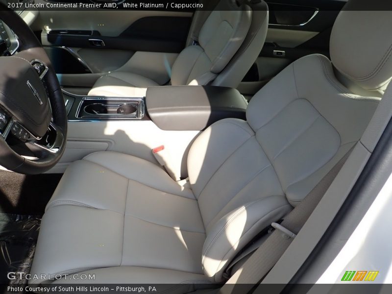 White Platinum / Cappuccino 2017 Lincoln Continental Premier AWD