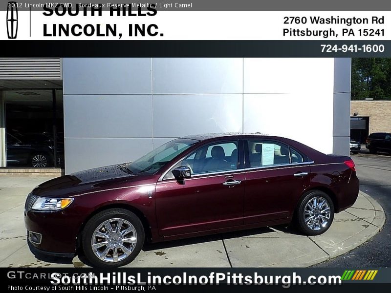 Bordeaux Reserve Metallic / Light Camel 2012 Lincoln MKZ FWD