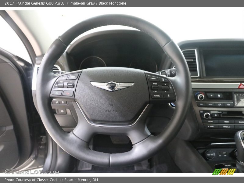 Himalayan Gray / Black Monotone 2017 Hyundai Genesis G80 AWD