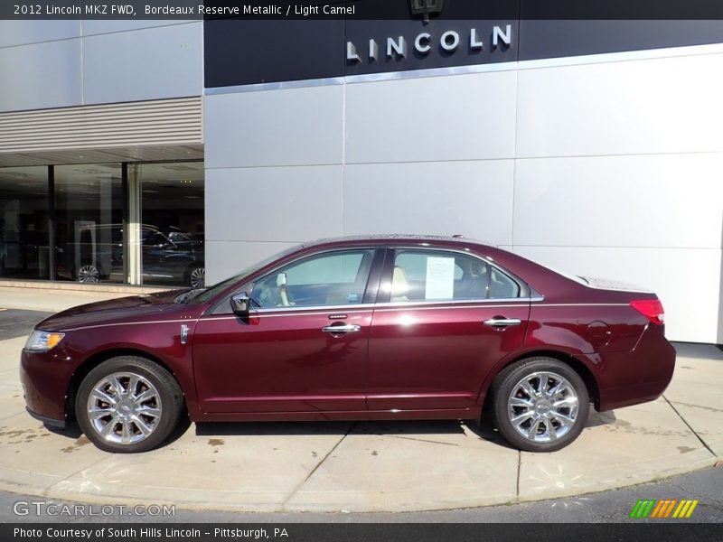  2012 MKZ FWD Bordeaux Reserve Metallic