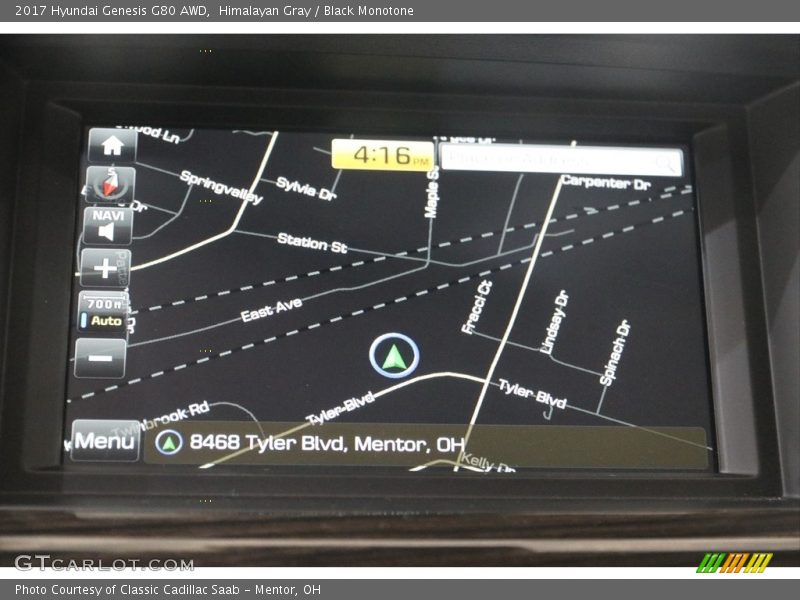 Himalayan Gray / Black Monotone 2017 Hyundai Genesis G80 AWD