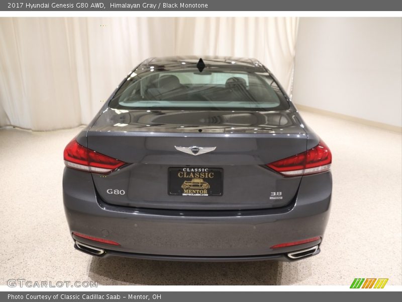 Himalayan Gray / Black Monotone 2017 Hyundai Genesis G80 AWD