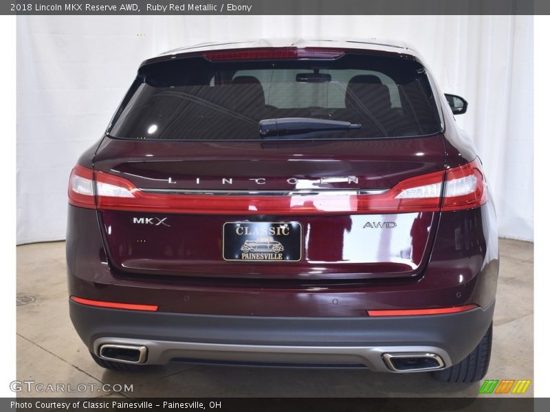 Ruby Red Metallic / Ebony 2018 Lincoln MKX Reserve AWD