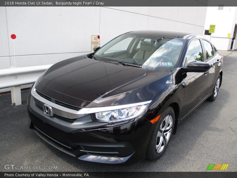 Front 3/4 View of 2018 Civic LX Sedan