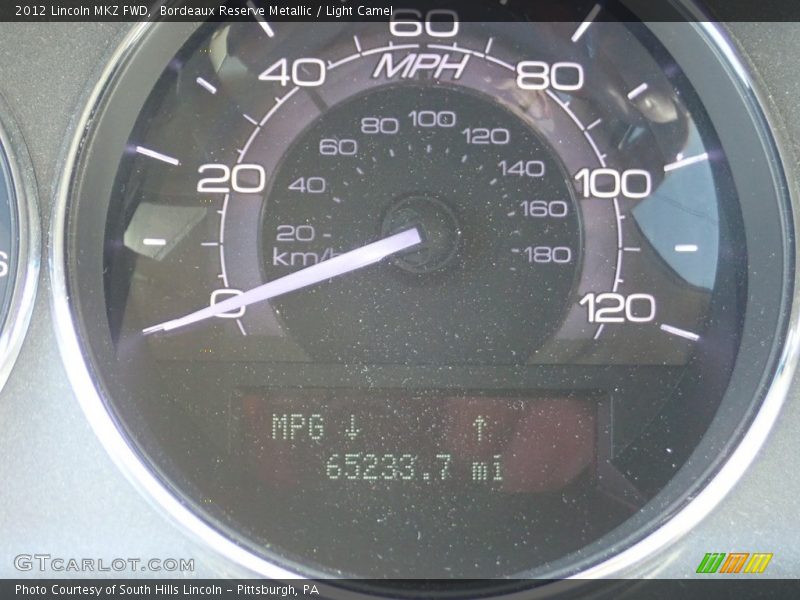 Bordeaux Reserve Metallic / Light Camel 2012 Lincoln MKZ FWD