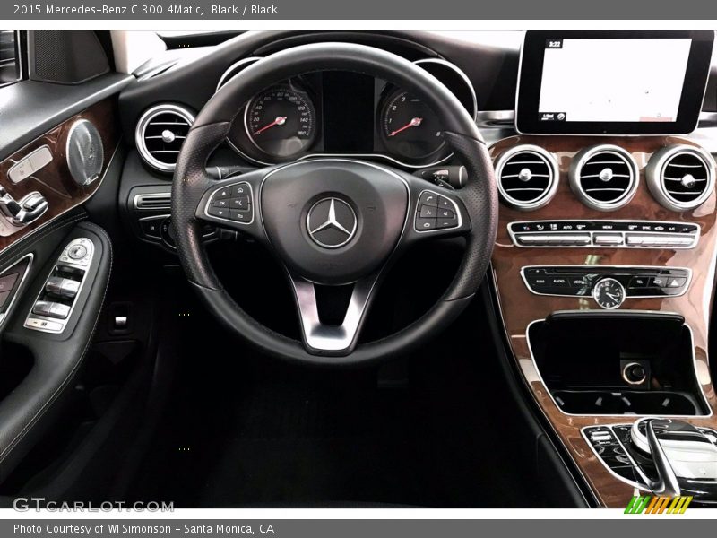 Black / Black 2015 Mercedes-Benz C 300 4Matic