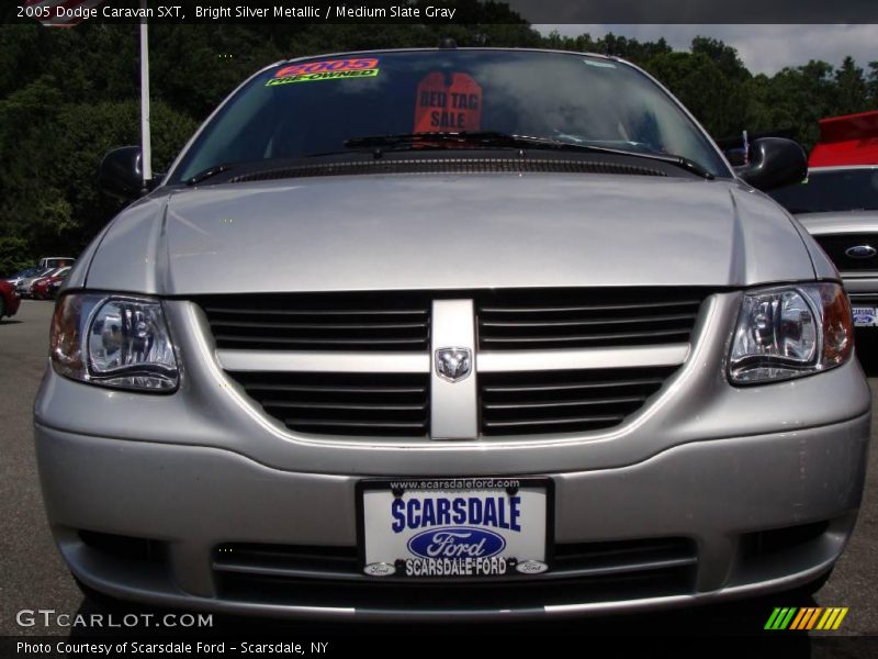 Bright Silver Metallic / Medium Slate Gray 2005 Dodge Caravan SXT