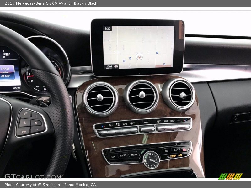 Black / Black 2015 Mercedes-Benz C 300 4Matic
