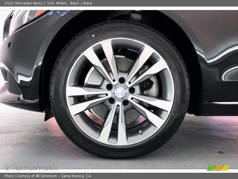 Black / Black 2015 Mercedes-Benz C 300 4Matic