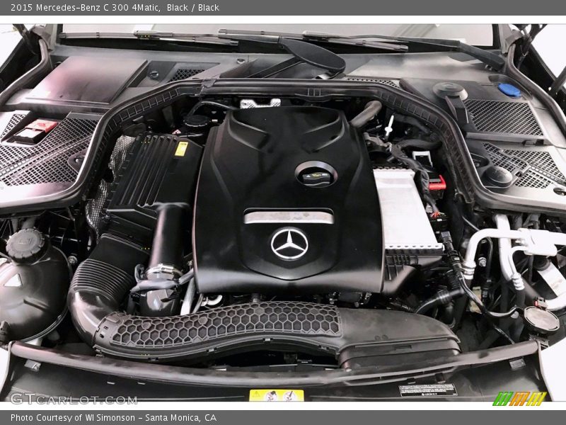 Black / Black 2015 Mercedes-Benz C 300 4Matic